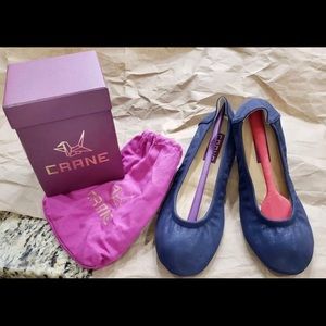 Crane Ballet Flats size 9 New.